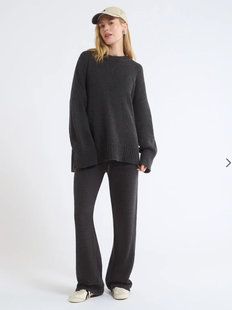 Fair Isle Sweater - Washed Black